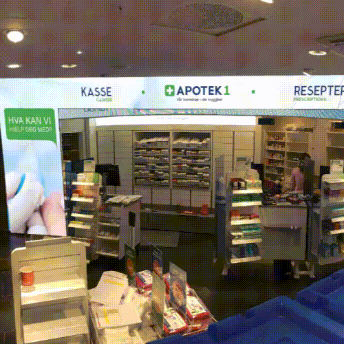 Video for led wall for pharmacy