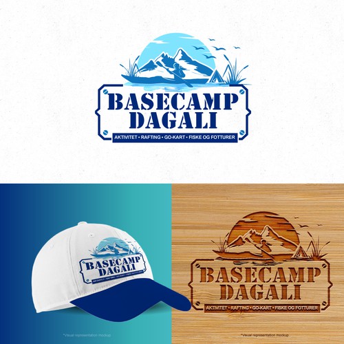 Summer camp logo design