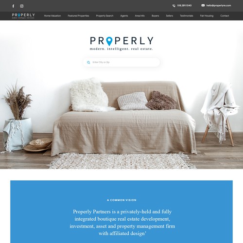Properly - Homepage