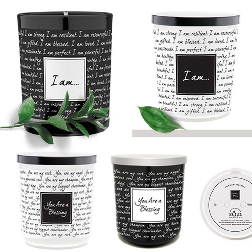 Logo and Candle label designs