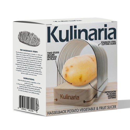 Kulinaria Hasselback Potato Vegetable & Fruit Slicer