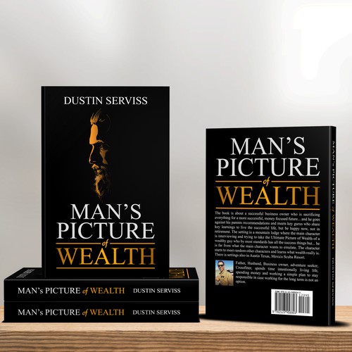 cover concept for book " Man's Picture of Wealth "