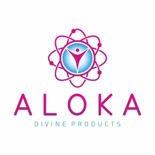 Aloka Divine Products logo design