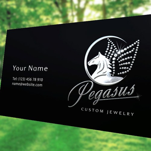 Diamond winged Pegasus for Custom Jewelry Design House