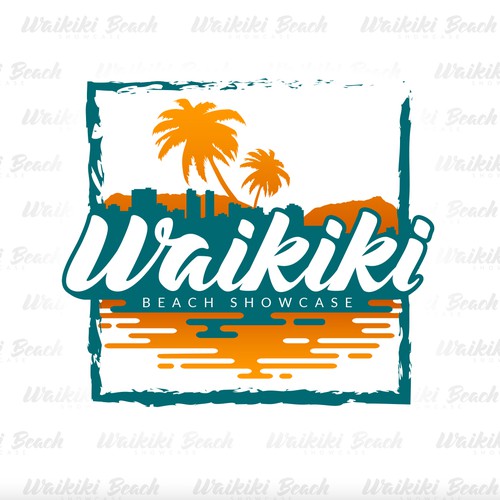 Waikiki beach logo