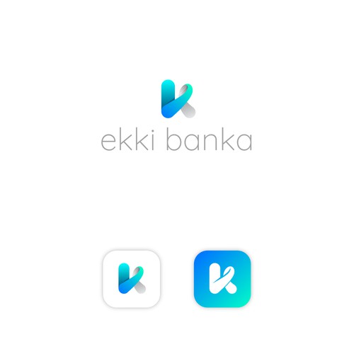 Logo design concept for financial platform in Iceland