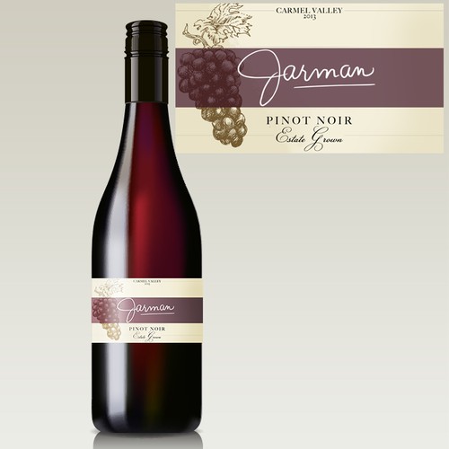 Wine label design for ultra-premium, boutique product