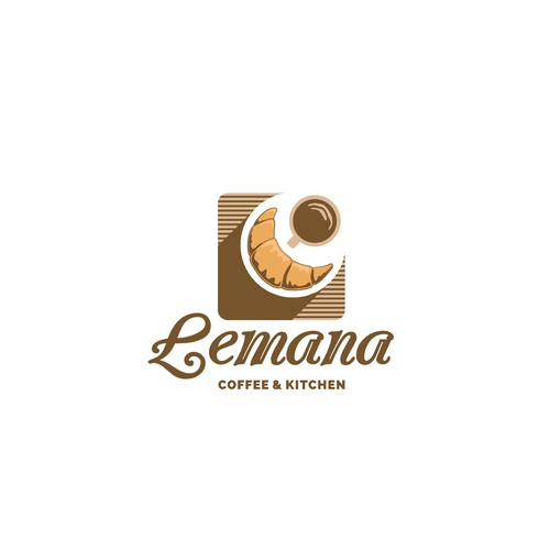 Logo concept for a coffee shop.