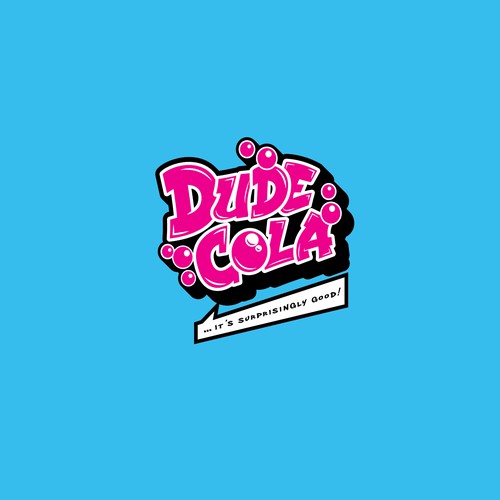 Groovy Pop Art Logo Concept for a Start Up Alcohol Beverage Company