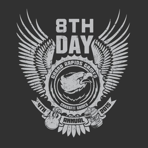 T-shirt Design for Crossfit Competition