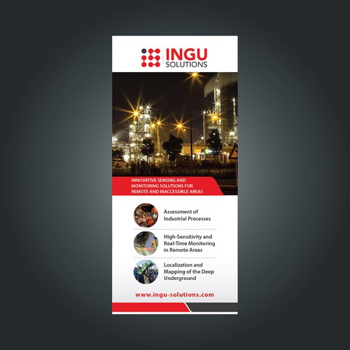 trade show banner for Ingu Solutions