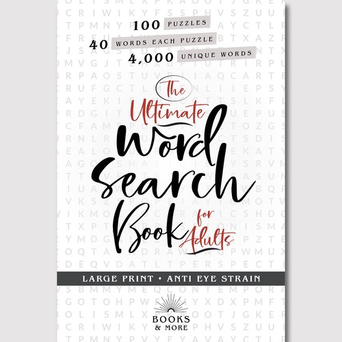 book cover for word search