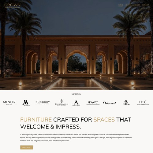 Crown Luxury Hotel Furniture LLC | Travel & Hospitality