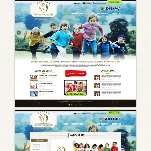 New website for childcare service - The Grove Academy