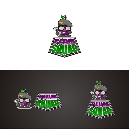 Logo concept for Plum Squad