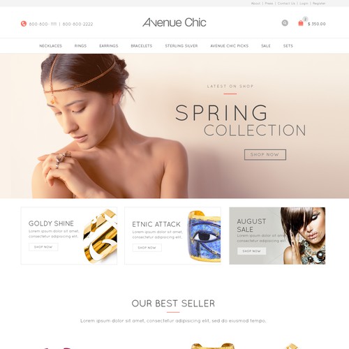 Avenue Chic Website Design
