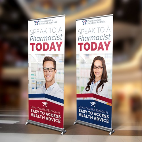 Stand banner for Pharmacist