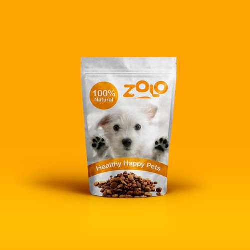 zolo healthy food pet logo design