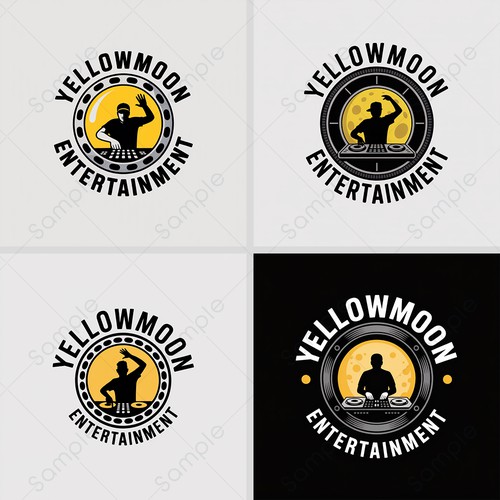 New logo for my DJ company, Yellowmoon Entertainment
