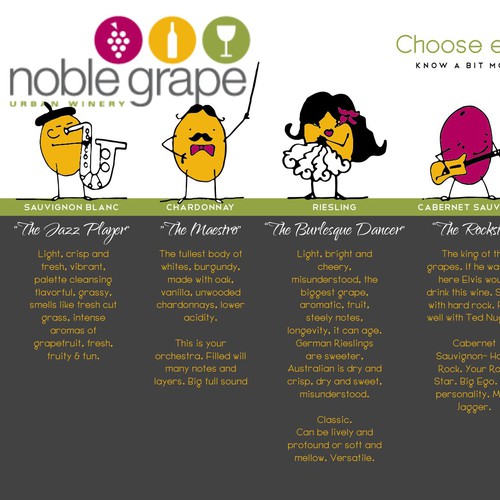Signage for Noble Grape