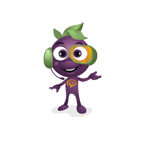 Design a smart mascot for an intelligent Business Chat Tool