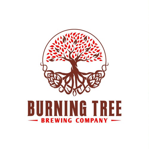 Burning tree