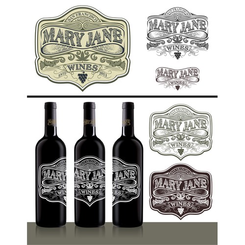 Help Mary Jane Wines with a new logo
