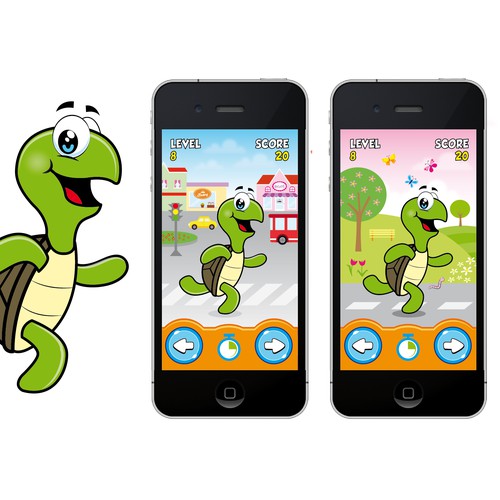 Mobile app game art