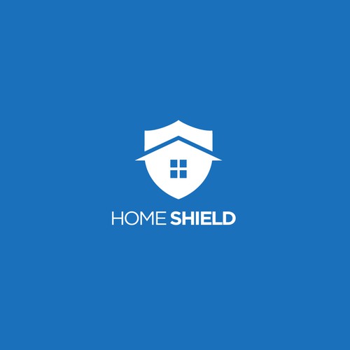 Logo concept for home shied