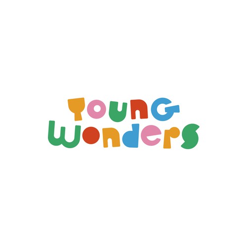 quirky colorful text