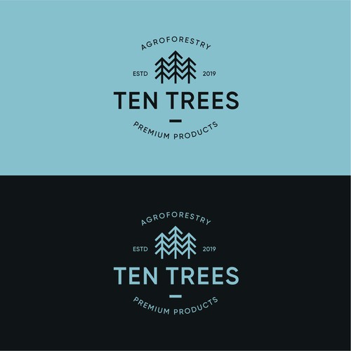 Ten Trees logo design
