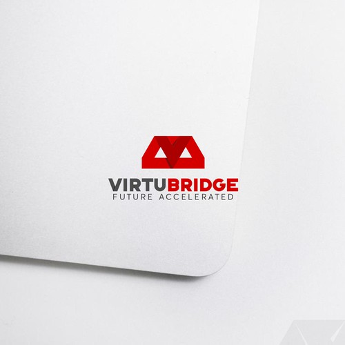 Modern logo for technology brand company