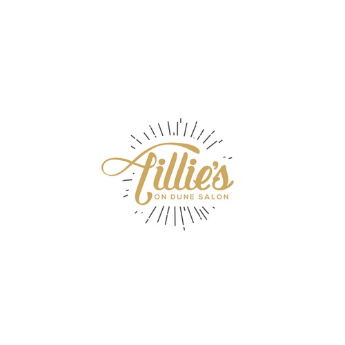 vintage retro style logo design concept for lillies 