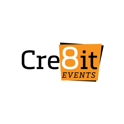 Logo Concept 3 for Cre8it Events 