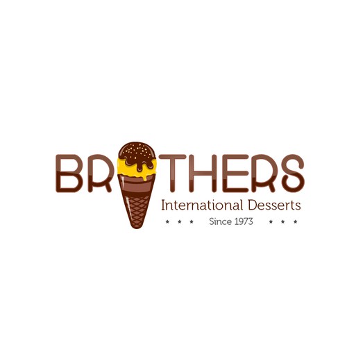 logo for Brothers International Desserts