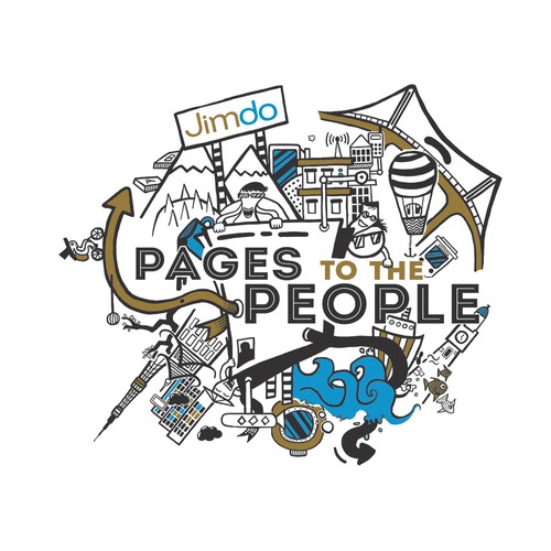 Creative t-shirt design needed to celebrate 6 years of bringing "Pages to the People"!