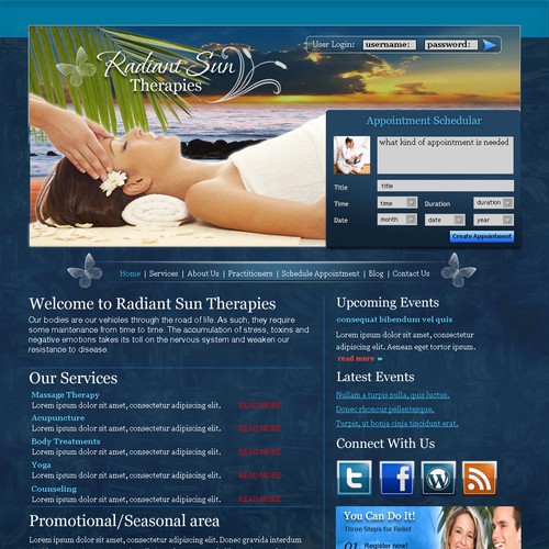 New website design for Alternative Healing Center