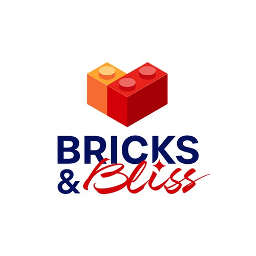 Geometric logo design for Bricks&Bliss