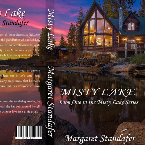 Create a cover for the romance novel Misty Lake