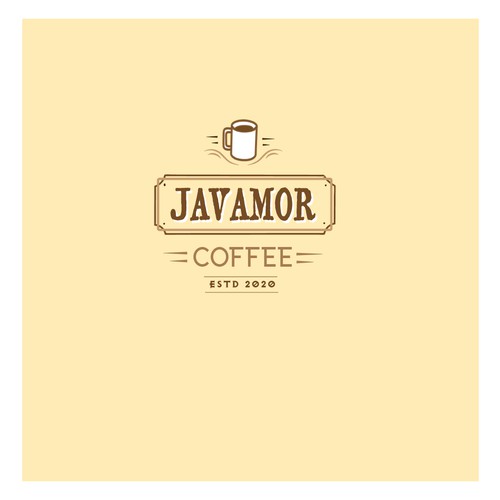 Javamor coffee logo entry