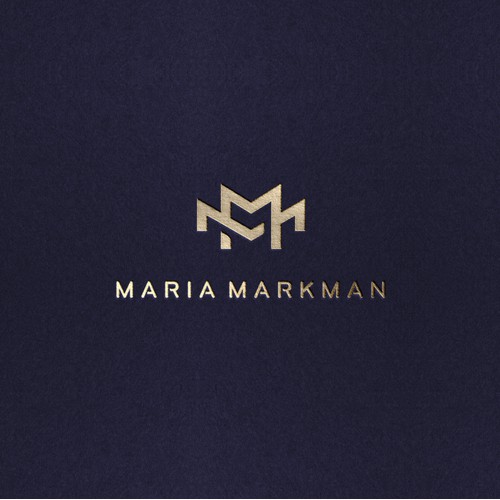 Monogram Logo for personal branding Maria Markman