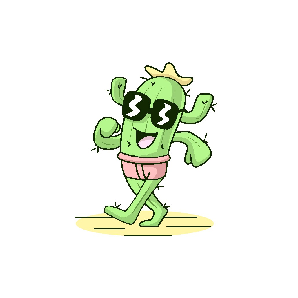 Illustrated Character Logo for Newsletter