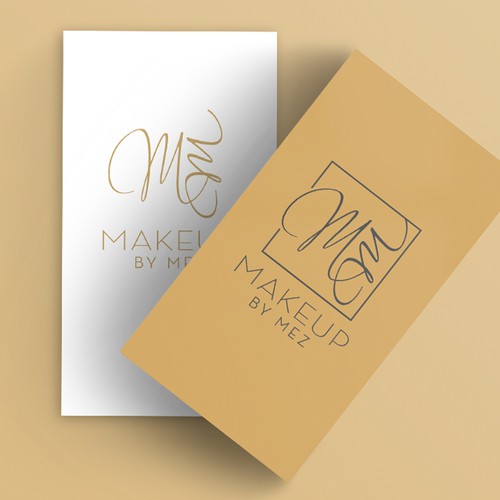 Elegant logo concept for a makeup artist