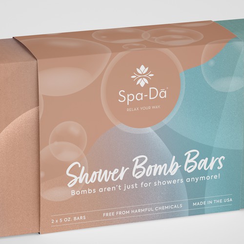 Packaging design for shower product