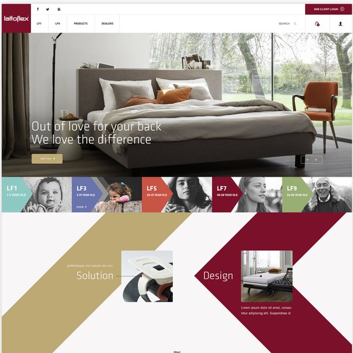 Modern & Branded Furniture Website