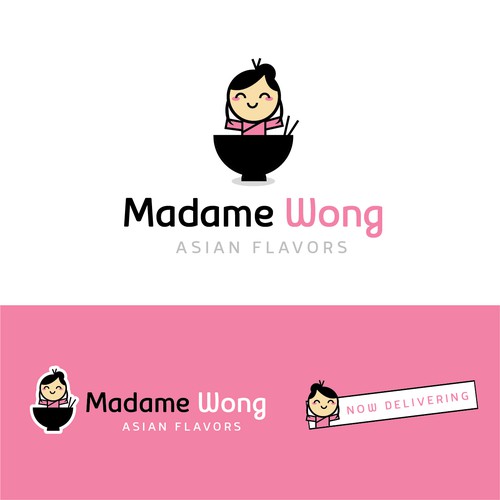 Madame Wong Logo Concept