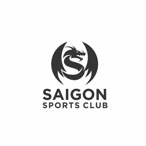 Letter "S" dragon Logo