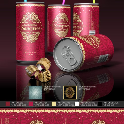Mademoiselle Winery_Sangria package_187ml can
