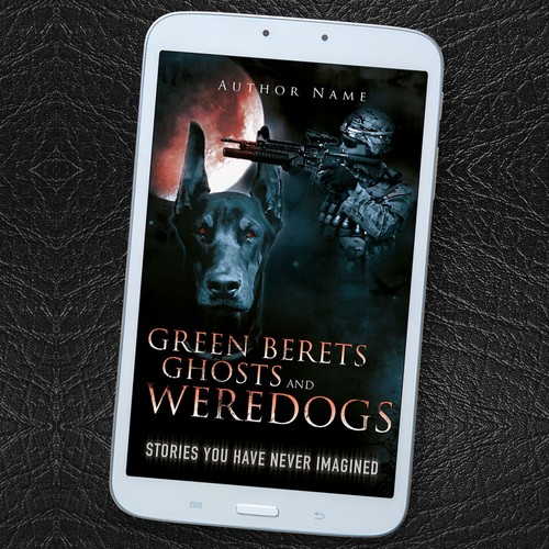 Book cover design for "Green Berets, Ghosts and Weredogs"