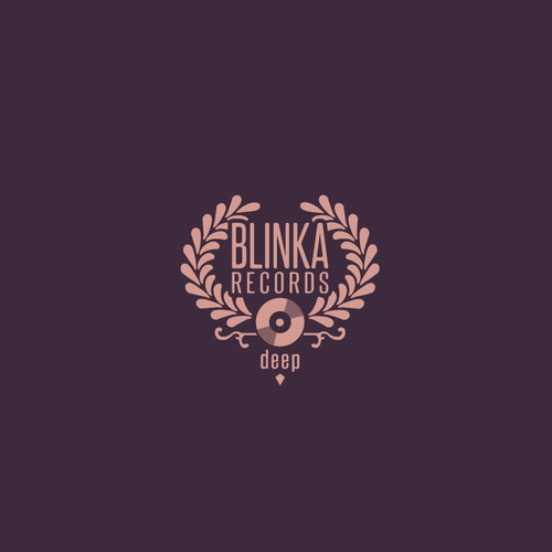 Blinka Records logo design concept